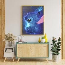 Load image into Gallery viewer, Diamond Painting - Full Crystal Rhinestone - Blue Stitch (30*40cm)