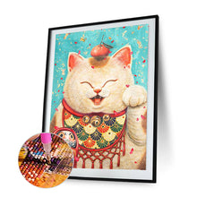 Load image into Gallery viewer, Diamond Painting - Full Round - Fat Lucky Cat (30*40cm)