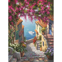 Load image into Gallery viewer, Diamond Painting - Full Round - Coastal Town Parrotth (30*40cm)