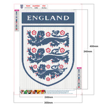 Load image into Gallery viewer, Football Team Logo 30*40CM(Canvas) Full Round Drill Diamond Painting