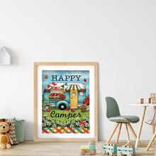 Load image into Gallery viewer, Diamond Painting - Full Round - Happy Camping (30*40cm)