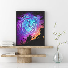 Load image into Gallery viewer, Diamond Painting - Full Round - Abstract Lion (30*40cm)