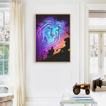 Load image into Gallery viewer, Diamond Painting - Full Round - Abstract Lion (30*40cm)