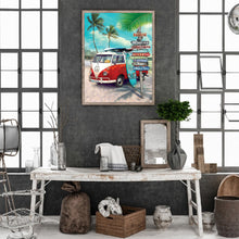 Load image into Gallery viewer, Beach Van 30*40CM(Canvas) Full Round Drill Diamond Painting