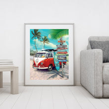 Load image into Gallery viewer, Diamond Painting - Full Round - Beach Van (30*40cm)