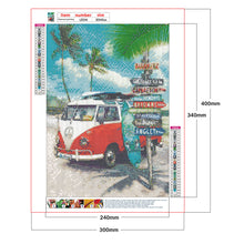 Load image into Gallery viewer, Diamond Painting - Full Round - Beach Van (30*40cm)