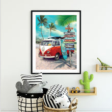 Load image into Gallery viewer, Diamond Painting - Full Round - Beach Van (30*40cm)