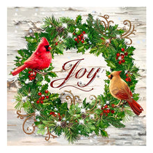 Load image into Gallery viewer, Christmas Wreath 35*35CM(Canvas) Beautiful Special Shaped Drill Diamond Painting