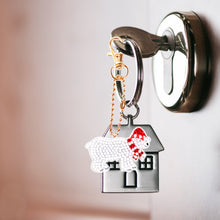 Load image into Gallery viewer, 5D DIY Full Special Drill Diamond Painting Keychain Art Pendant