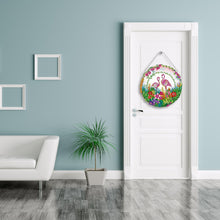 Load image into Gallery viewer, DIY Diamond Painting Hanging Christmas Flower Wreath Door Decor (YH05)