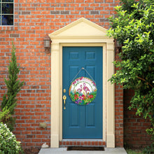 Load image into Gallery viewer, DIY Diamond Painting Hanging Christmas Flower Wreath Door Decor (YH05)