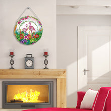 Load image into Gallery viewer, DIY Diamond Painting Hanging Christmas Flower Wreath Door Decor (YH05)