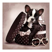 Load image into Gallery viewer, Diamond Painting - Full Round - Box Puppy (30*30cm)