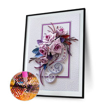 Load image into Gallery viewer, Diamond Painting - Full Round - Quilling Paper Flowers (30*40cm)