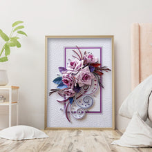 Load image into Gallery viewer, Diamond Painting - Full Round - Quilling Paper Flowers (30*40cm)