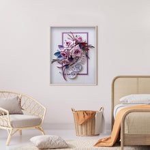 Load image into Gallery viewer, Diamond Painting - Full Round - Quilling Paper Flowers (30*40cm)