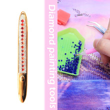 Load image into Gallery viewer, 5D Diamond Painting Drills Pen Handmade Resin Crystal Point Accessory (D)