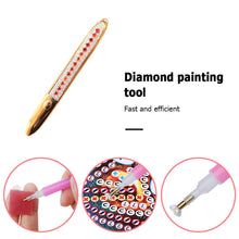 Load image into Gallery viewer, 5D Diamond Painting Drills Pen Handmade Resin Crystal Point Accessory (D)