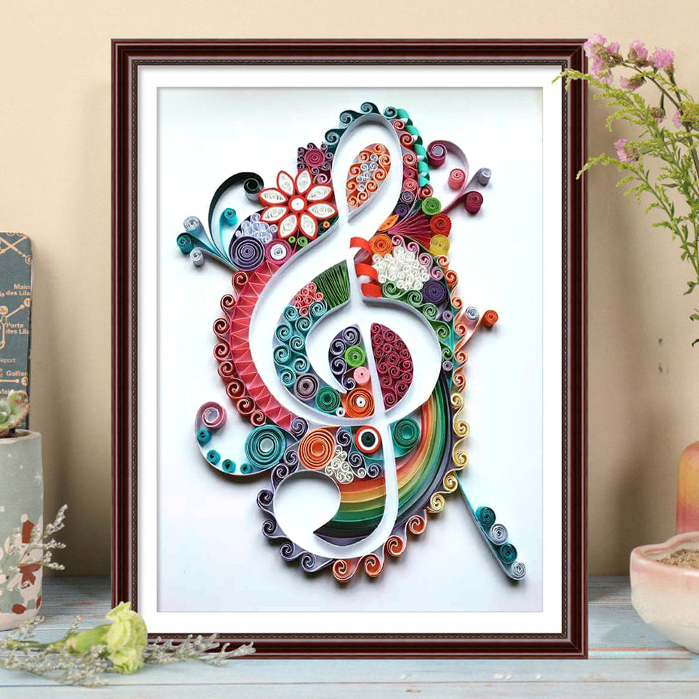 Flower Series 30*40CM(Canvas) Full Round Drill Diamond Painting