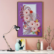 Load image into Gallery viewer, Flower 30*40CM(Canvas) Beautiful Special Shaped Drill Diamond Painting