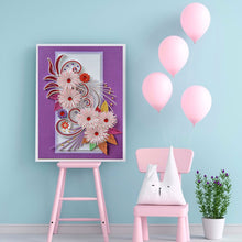 Load image into Gallery viewer, Flower 30*40CM(Canvas) Beautiful Special Shaped Drill Diamond Painting