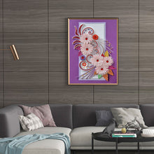Load image into Gallery viewer, Flower 30*40CM(Canvas) Beautiful Special Shaped Drill Diamond Painting
