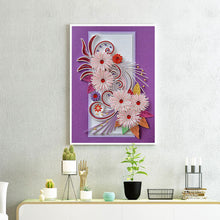 Load image into Gallery viewer, Flower 30*40CM(Canvas) Beautiful Special Shaped Drill Diamond Painting