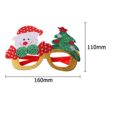 Load image into Gallery viewer, Kids Christmas Diamond Glasses Toys DIY Frame Paste 3D Stickers (YJ010)