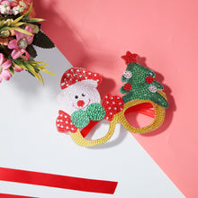 Load image into Gallery viewer, Kids Christmas Diamond Glasses Toys DIY Frame Paste 3D Stickers (YJ010)