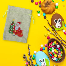 Load image into Gallery viewer, Christmas DIY Diamond Painting Shopping Tote Mosaic Drill Candy Bag