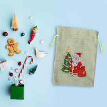 Load image into Gallery viewer, Christmas DIY Diamond Painting Shopping Tote Mosaic Drill Candy Bag