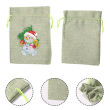 Load image into Gallery viewer, Christmas Diamond Painting Shopping Tote Mosaic Drill Candy Bag