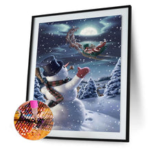 Load image into Gallery viewer, Diamond Painting - Full Round - Snowman (30*40cm)