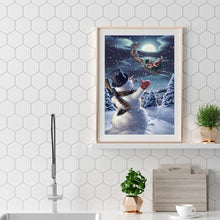 Load image into Gallery viewer, Diamond Painting - Full Round - Snowman (30*40cm)