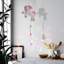 Load image into Gallery viewer, Diamond Drill Rainbow Collection Hang Crystal Prisms Wind Chime