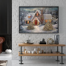 Load image into Gallery viewer, Diamond Painting - Full Round - Snow Hous (70*50cm)