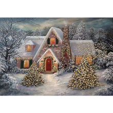 Load image into Gallery viewer, Diamond Painting - Full Round - Snow Hous (70*50cm)