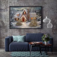 Load image into Gallery viewer, Diamond Painting - Full Round - Snow Hous (70*50cm)