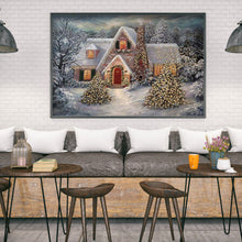 Load image into Gallery viewer, Diamond Painting - Full Round - Snow Hous (70*50cm)