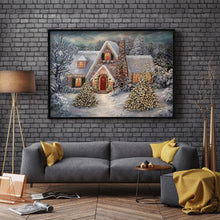Load image into Gallery viewer, Diamond Painting - Full Round - Snow Hous (70*50cm)