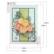 Load image into Gallery viewer, Diamond Painting - Partial Special -  Quilling paper painting (30*40cm)
