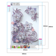 Load image into Gallery viewer, Diamond Painting - Full Crystal Rhinestone - Flower (30*40cm)