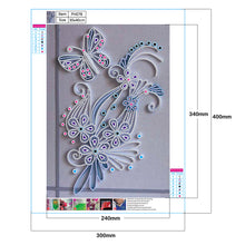 Load image into Gallery viewer, Diamond Painting - Full Crystal Rhinestone - Flower (30*40cm)