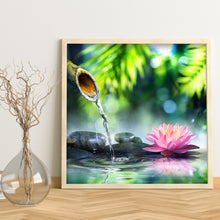 Load image into Gallery viewer, Diamond Painting - Full Round - Lotus (30*30cm)