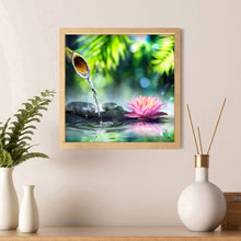 Load image into Gallery viewer, Diamond Painting - Full Round - Lotus (30*30cm)