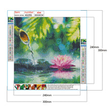 Load image into Gallery viewer, Diamond Painting - Full Round - Lotus (30*30cm)