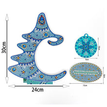 Load image into Gallery viewer, Diamond Painting Ornaments - Crystal Rhinestone - Christmas Tree (24*30cm)