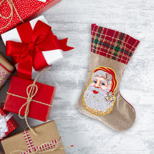 Load image into Gallery viewer, 5D Diamond Painting Xmas Rhinestone Sock Embroidery Mosaic Gift Bag