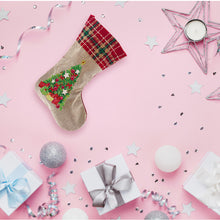 Load image into Gallery viewer, 5D Diamond Painting Xmas Rhinestone Sock Embroidery Mosaic Gift Bag