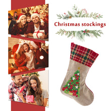 Load image into Gallery viewer, 5D Diamond Painting Xmas Rhinestone Sock Embroidery Mosaic Gift Bag